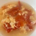 和風ツナマヨ's cooksnap of when they made あっさり優しいトマたまスープ.