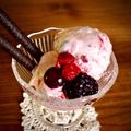 はらぺこーな's cooksnap of when they made 濃厚ブルーベリーとクリームチーズのアイス.