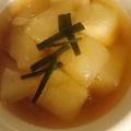 ahirunrunr's cooksnap of when they made 優しい味！ 夕顔 (冬瓜) の煮物.