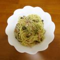 みめい's cooksnap of when they made 簡単！ベーコンとしめじのペペロンチーノ✨.