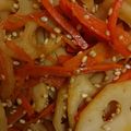 もたあちゃん's cooksnap of when they made 蓮根と人参の金平.