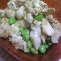 ゆうこリアン's cooksnap of when they made 枝豆とささみの♡ふんわり♡卵白炒め.
