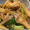 米の華's cooksnap of when they made ブロッコリーとじゃが芋と鶏もも肉中華炒め.