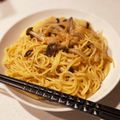 ぼん＊えりこ's cooksnap of when they made わさびバター風味＊明太子としめじのパスタ.
