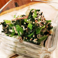 ダッフィーニーうに's cooksnap of when they made 菜の花とミョウガの柚子胡椒おひたし.