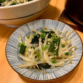 ぱぴまみべびー's cooksnap of when they made もやしとワカメのナムル.