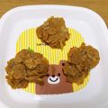 かちぇり's cooksnap of when they made コーンフレークで手掴みバナナパンケーキ★.