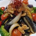 辰夫女子's cooksnap of when they made ＊豚肉となす、トマトの炒め物＊.