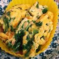 ドニオ's cooksnap of when they made ほうれん草とチーズのミニオムレツ♪.