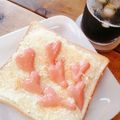 koorihime's cooksnap of when they made マッシュポテトで☆コロッケ風トースト.