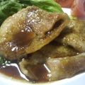ocean524's cooksnap of when they made 豚肉ソテー♪柚子胡椒風味のさっぱりソース.