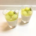 MadameーTco's cooksnap of when they made 【aff】メロンソースのヨーグルトゼリー.