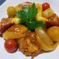 辰夫女子's cooksnap of when they made がんもと玉葱のルイボスティー煮カレー風味.