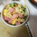 クックR8MVCG☆'s cooksnap of when they made カリカリ食感が美味しい胡瓜のチャーハン.