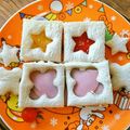 夕湖★'s cooksnap of when they made 簡単でかわいいサンドイッチ(お弁当).
