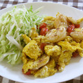 youtapapa's cooksnap of when they made 海老とトマトの卵炒め.