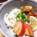 ありみりん♡'s cooksnap of when they made さっぱり冷製！かしわ天ぶっかけうどん！.