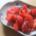 きらり流れ星's cooksnap of when they made 超簡単おつまみ！トマトの塩昆布和え.