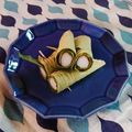 チコリママ's cooksnap of when they made カニかまチーズの花オクラ巻き.