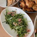 ともぱんたから's cooksnap of when they made 栄養満点☆豆苗とベーコンのマヨ炒め.
