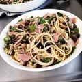 クックA31GIZ☆'s cooksnap of when they made オクラのバター醤油パスタ.