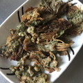 料理初心者ʕ•ᴥ•ʔ's cooksnap of when they made えのき茸とさくら海老の磯辺揚げ.