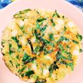 カバゴン's cooksnap of when they made ニラと長いもと桜エビのチヂミ.