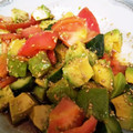 cyasan's cooksnap of when they made ＊トマトとアボカドの旨旨サラダ＊.