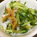 卵せんべい's cooksnap of when they made ちくわと胡瓜のゆかりナムル.