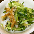 卵せんべい's cooksnap of when they made ちくわと胡瓜のゆかりナムル.