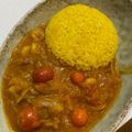 かちかちか's cooksnap of when they made エビのスパイスカレー.