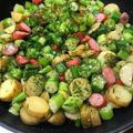 ひーちゃん食堂's cooksnap of when they made ☆オクラとポテトのバター炒め☆.