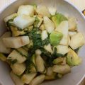 えざちゃん's cooksnap of when they made ８．長いもとアボカドのわさび醤油和え.