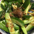 ちゃぎー's cooksnap of when they made 夏にオススメ きゅうりと梅肉のゴマ和え.
