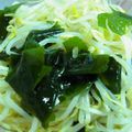 花いちもん's cooksnap of when they made もやしとわかめの柚子胡椒ポン和え☆.