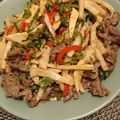さとりりか's cooksnap of when they made 青椒牛肉絲☆薄切り牛肉とピーマンの炒め.