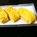 みかんちゃんです☆'s cooksnap of when they made 子供が喜ぶチーズとハムの玉子焼き.