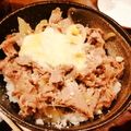 koorihime's cooksnap of when they made すき家風 チーズ牛丼.