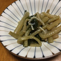 QPはにー's cooksnap of when they made とよ婆ちゃんの蕗の炒め煮ジャコワカメ入り.