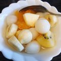OhMikiy's cooksnap of when they made 【保育園給食】白玉フルーツポンチ.