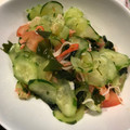 yumtas♥'s cooksnap of when they made きゅうりとわかめの酢物.