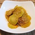 ペキのリリー's cooksnap of when they made 簡単！ザーサイ風☆ブロッコリーの茎漬け.