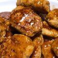 ゆ・こママ's cooksnap of when they made 和風☆鶏ひき肉deつくね☆テリヤキ風味☆.