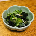 Asato★'s cooksnap of when they made ワカメときゅうりとミョウガの酢の物.