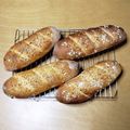 achiyuchi's cooksnap of when they made subway風☆ﾊﾆｰｵｰﾂ サンド.