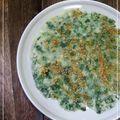 ひよこっ子さん's cooksnap of when they made 混ぜるだけの巨大おやき「にらせんべい」２.