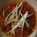inLondon's cooksnap of when they made まぐろ刺身でマリネ風♪.