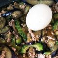 rinsoumama's cooksnap of when they made 茄子とゴーヤ、ひき肉のピリ辛麻婆炒め♡.