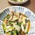 オウジリリノエ's cooksnap of when they made ベーコン入り☆豆苗と白菜の中華風炒め.
