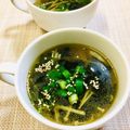 オウジリリノエ's cooksnap of when they made 超簡単！わかめスープ.